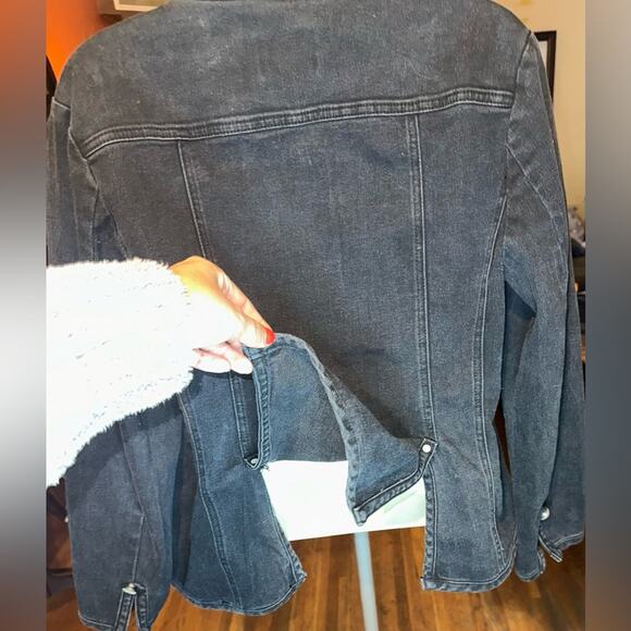 Chic Y2K fitted military denim jacket - Picture 4 of 9